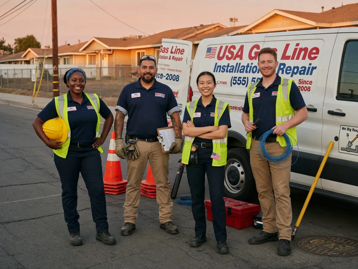 Gas Line Installation company in Potrero, CA